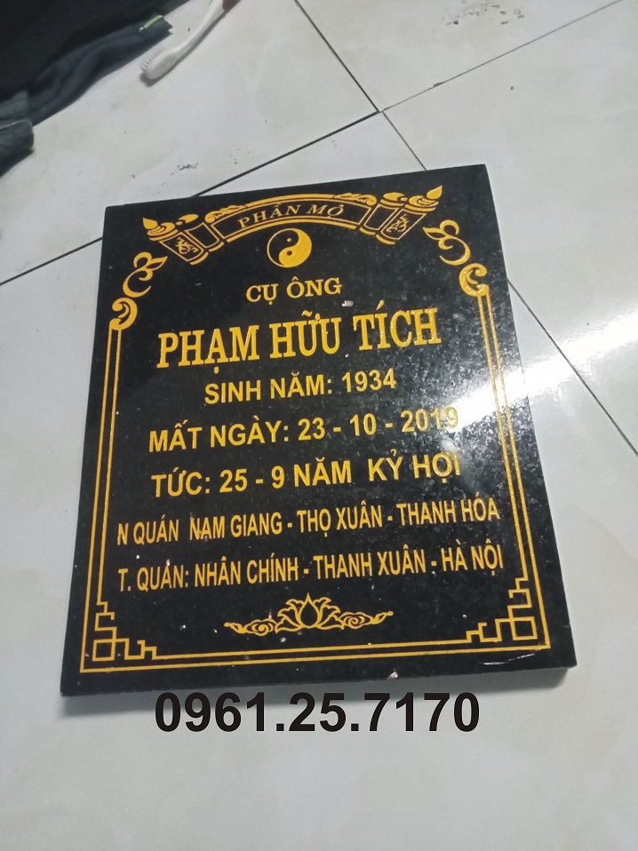 Khắc bia đá đẹp