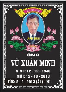 Phục chế ảnh bia mộ 