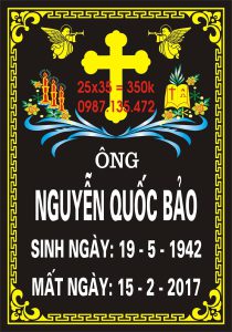 Bia mộ men sứ