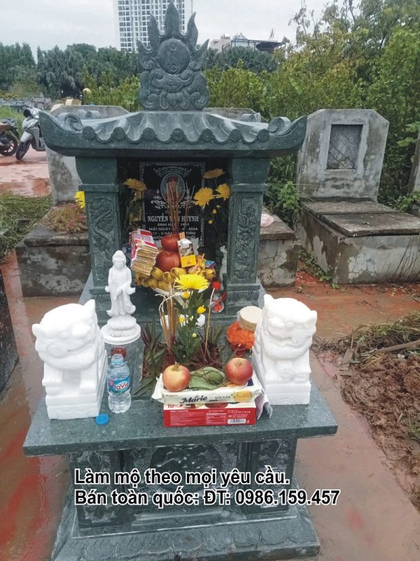 Chế tác mộ đá khối tại hà nội