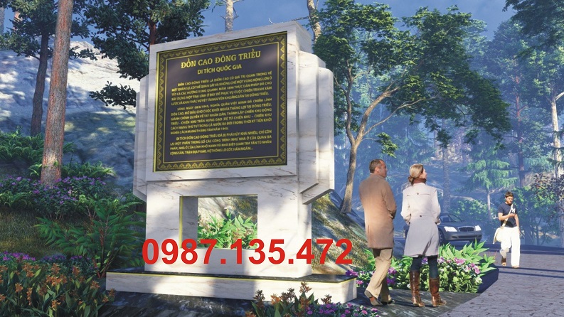 Khắc bia di tích bằng đá granite