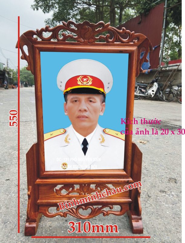 Khung ảnh thờ gỗ hương