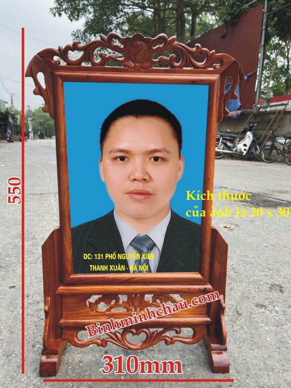 Khung ảnh thờ gỗ hương