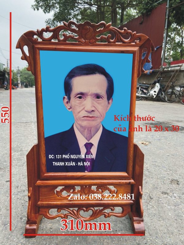 khung ảnh thờ trấn phong thủy