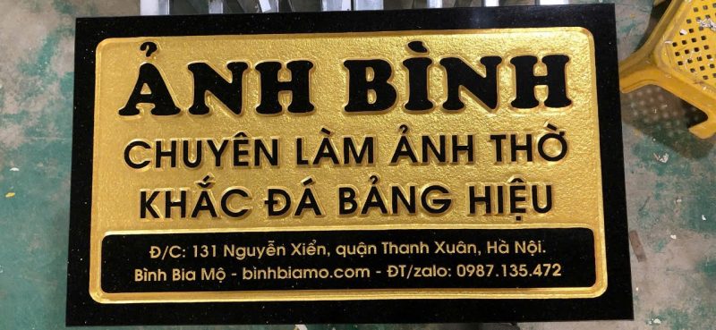 Bia mộ đá hà nội tại Bình bền ngàn năm, không bao giờ hỏng.