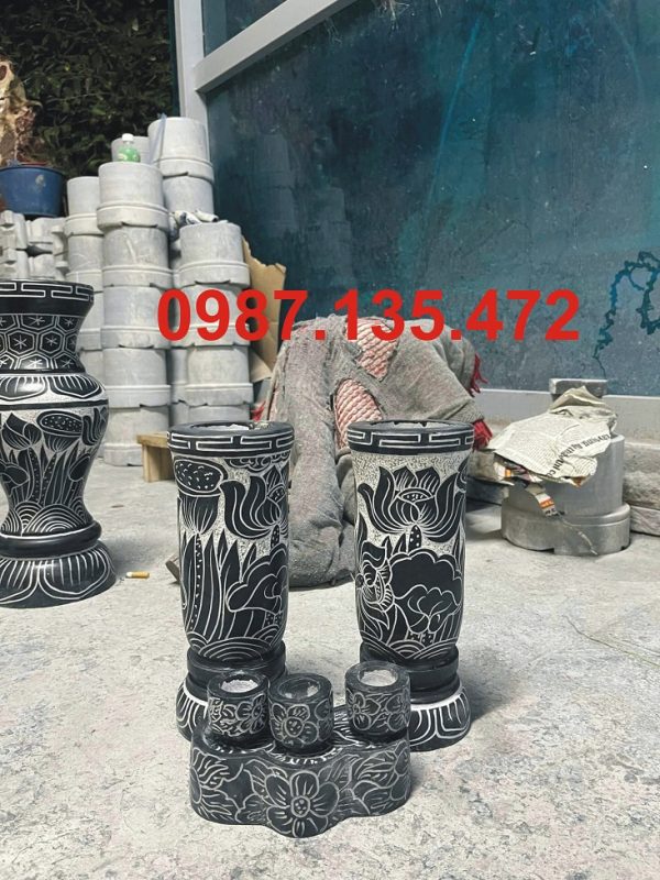 Ống cắm hương bằng đá