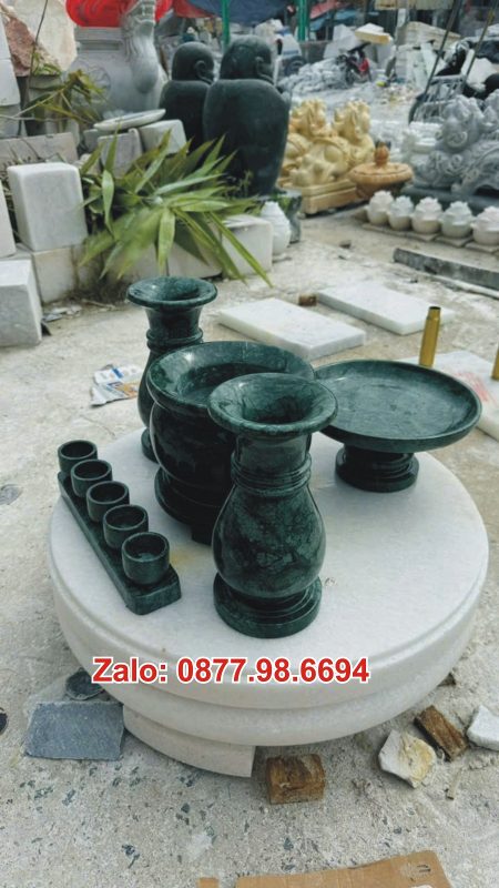 Bình hoa đá xanh ấn độ