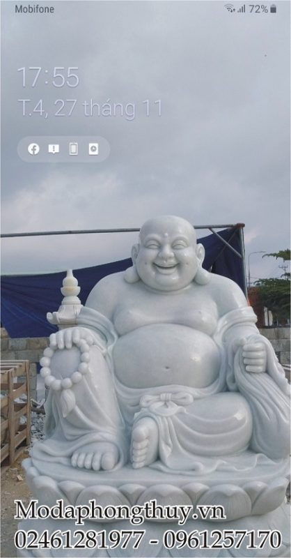 Tượng Phật di lặc bằng đá