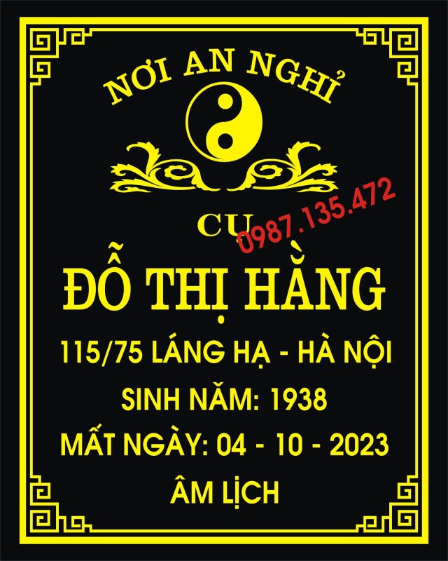 Khắc bia mộ tại xưởng ngõ 36 & 38 Tả thanh oai, thanh trì, hà nội